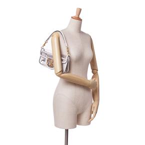 Valentino White PVC VLogo Loco Satchel 10