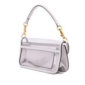 Valentino White PVC VLogo Loco Satchel 2