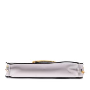 Valentino White PVC VLogo Loco Satchel 3