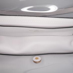 Valentino White PVC VLogo Loco Satchel 4