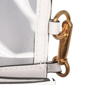 Valentino White PVC VLogo Loco Satchel 6