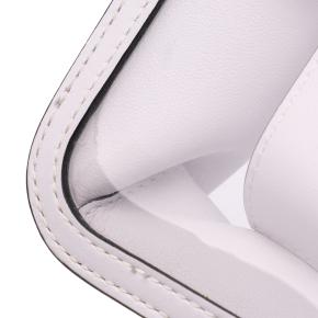 Valentino White PVC VLogo Loco Satchel 8