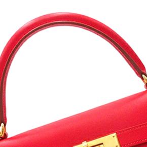 Hermes Rouge Vif Gulliver Kelly II Retourne 32 13
