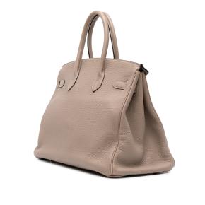 Hermes Gris Tourterelle Togo Birkin Retourne 35 2