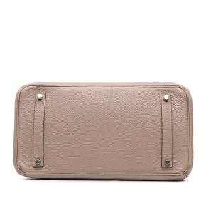 Hermes Gris Tourterelle Togo Birkin Retourne 35 3