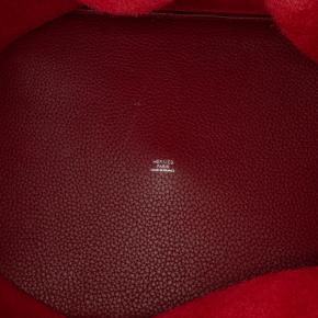 Hermes Rouge H And Brique Bicolor Clemence and Swift Picotin Lock 31 5