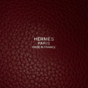 Hermes Rouge H And Brique Bicolor Clemence and Swift Picotin Lock 31 6