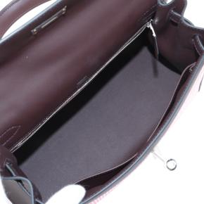 Hermes Rouge Sellier And Framboise Toile Quadrille and Swift Kelly II Sellier 28 3