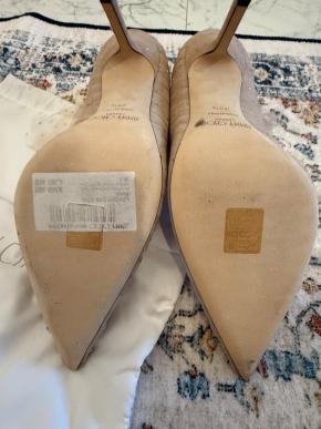 Jimmy Choo Ballet Pink Lavish Tulle Pumps 6