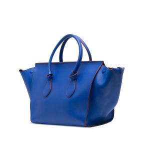 Celine Blue  Smooth Medium Calfskin Tie Knot Tote 2