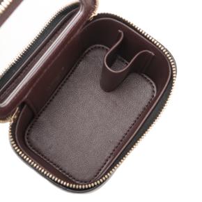 Chanel Black Mini Lambskin Vanity Case with Chain 3