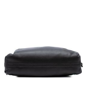 Bottega Veneta Lambskin Black Leather The Mini Pouch Crossbody 3