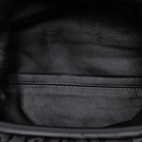 Bottega Veneta Lambskin Black Leather The Mini Pouch Crossbody 4