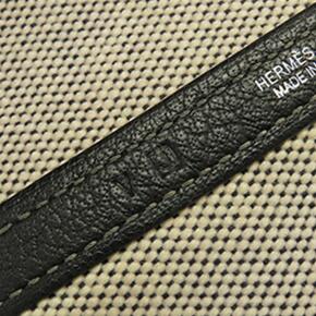 Hermes Beige Toile and Buffle Skipper Garden Party 36 9