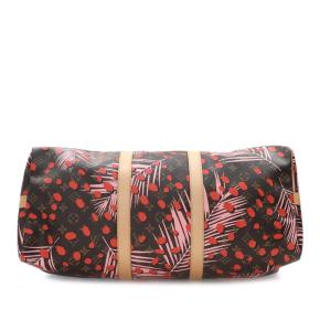 Louis Vuitton Coated Canvas Monogram Jungle Dots Keepall Bandouliere 50 4