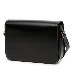 Celine Black Classique Shiny Calfskin Triomphe Crossbody 2