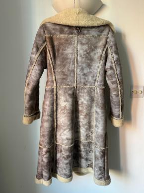Prada Embellished Shearling Coat 5