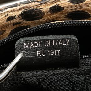 Dior Leopard Print Medium Canvas Cannage Lady Dior 7