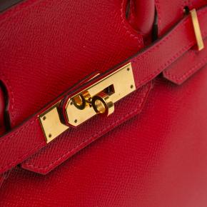 Hermes Rouge Casaque Epsom Birkin Retourne 30 7