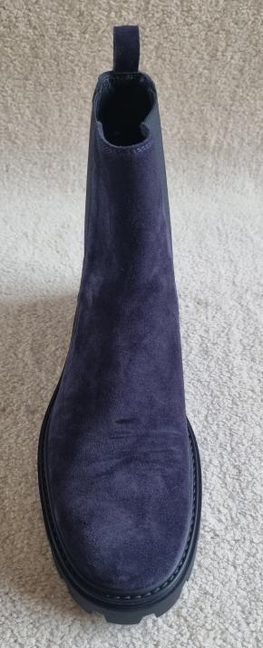Tod's Blue Suede Chelse Boots 11