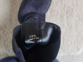 Tod's Blue Suede Chelse Boots 9