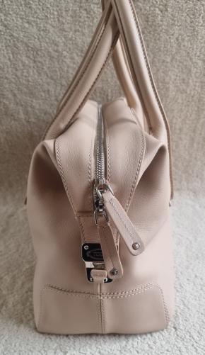 Tod's Nude Leather Shoulder Tote Bag 5