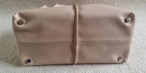 Tod's Nude Leather Shoulder Tote Bag 6