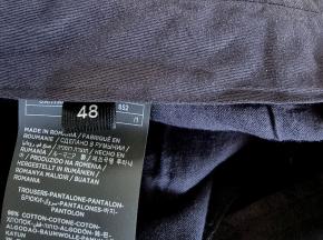 Zegna Navy Blue Cotton Chinos 10