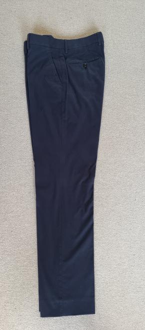 Zegna Navy Blue Cotton Chinos 5