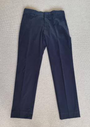 Zegna Navy Blue Cotton Chinos 3