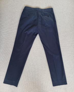 Zegna Navy Blue Cotton Chinos 4