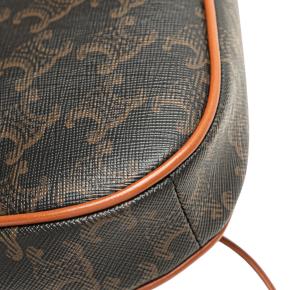 Celine  Coated Canvas Triomphe Triangle Crossbody 9