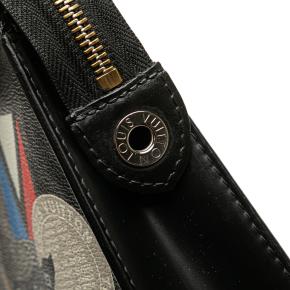 Louis Vuitton Coated Canvas Damier Graphite LV League Pochette Voyage MM 8