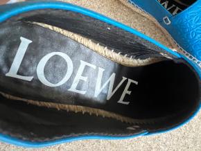 Loewe Blue Leather Espadrilles 14