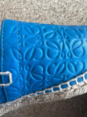 Loewe Blue Leather Espadrilles 15