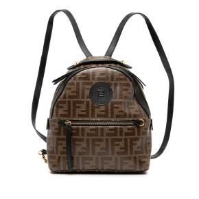 Fendi Zucca Coated Canvas FF 1974 Backpack 2