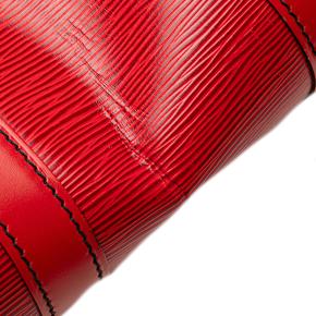 Louis Vuitton Red Leather Epi Keepall 45 10