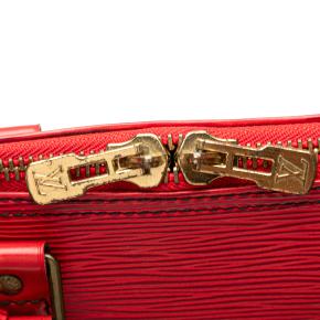 Louis Vuitton Red Leather Epi Keepall 45 8