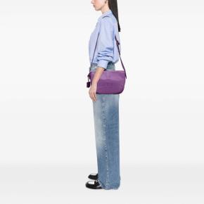 Loewe Purple Leather Heritage Crossbody 10