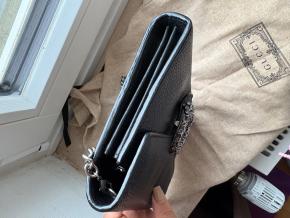 Gucci Black Leather Dionysus Crossbody Bag 4