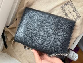 Gucci Black Leather Dionysus Crossbody Bag 6