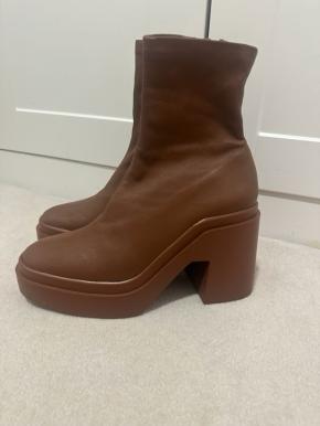 Robert Clergerie Tan Nina Boots 3