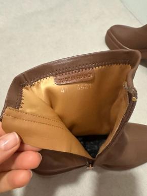 Robert Clergerie Tan Nina Boots 4