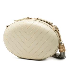 Chanel White Lambskin La Pausa Bag 2