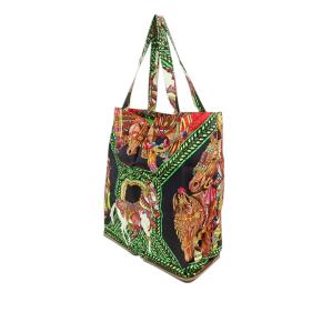 Hermes printed Silk La Danse Du Cheval Marwari Silky Pop Tote 2