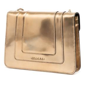 Bvlgari Gold Small Patent Serpenti Forever Crossbody 3