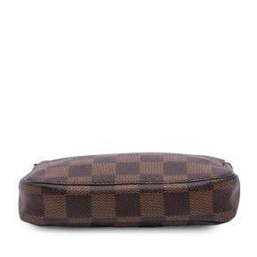 Louis Vuitton Coated Canvas Damier Ebene Mini Pochette Accessoires 3