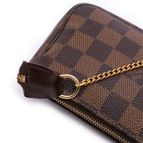 Louis Vuitton Coated Canvas Damier Ebene Mini Pochette Accessoires 8