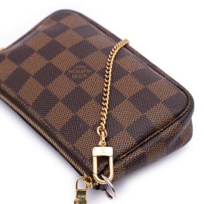 Louis Vuitton Coated Canvas Damier Ebene Mini Pochette Accessoires 9