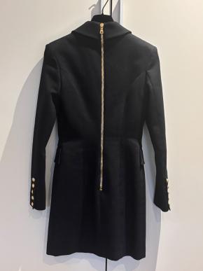 Balmain Black Structured Blazer Dress. 8